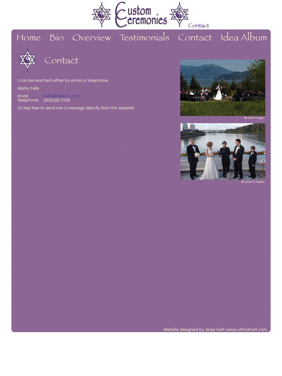 Portland Oregon wedding officiant minister 
